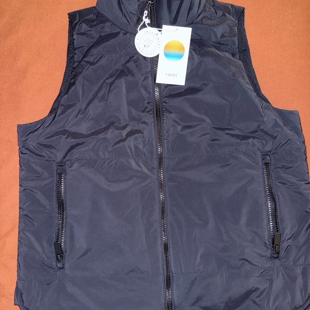 Vuori Women’s Black Quilted Vest